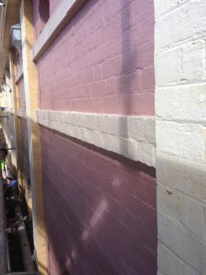 Pink Brick Wall - Heritage Building Painters Mid North Coast, NSW