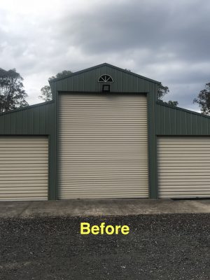 Garage Before Being Painted -Commercial Painters Mid North Coast, NSW
